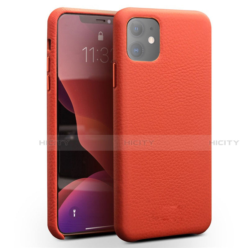 Custodia Lusso Pelle Cover S01 per Apple iPhone 11 Rosso