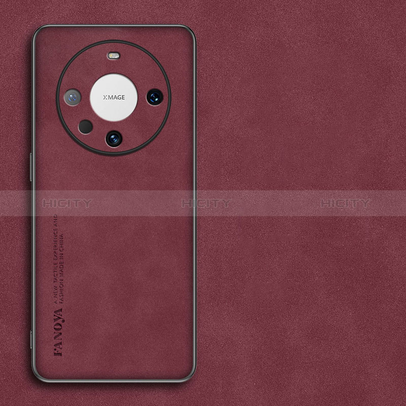 Custodia Lusso Pelle Cover S01 per Huawei Mate 60 Rosso