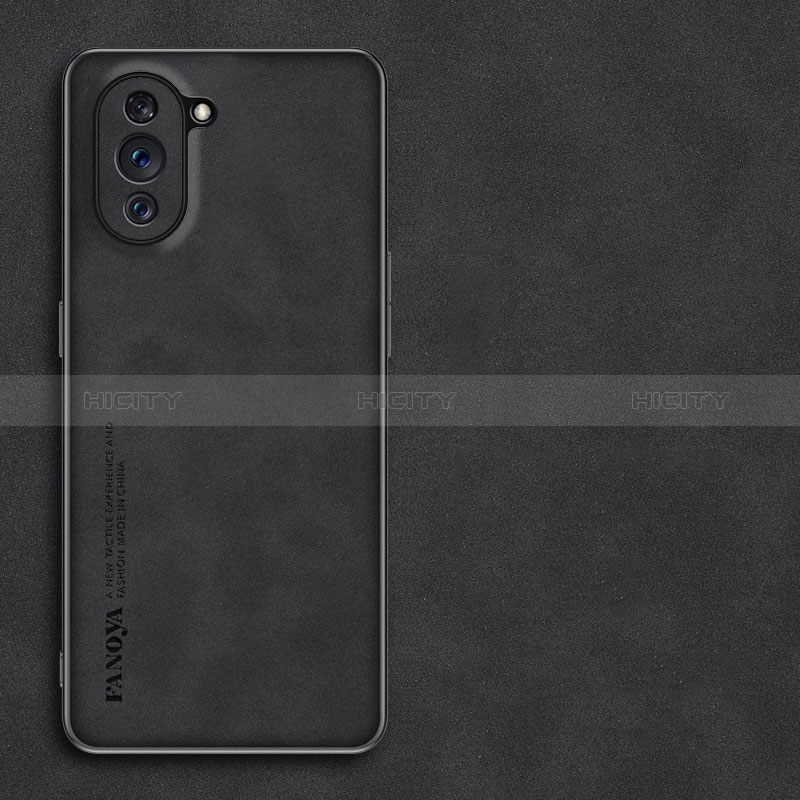 Custodia Lusso Pelle Cover S01 per Huawei Nova 10 Nero