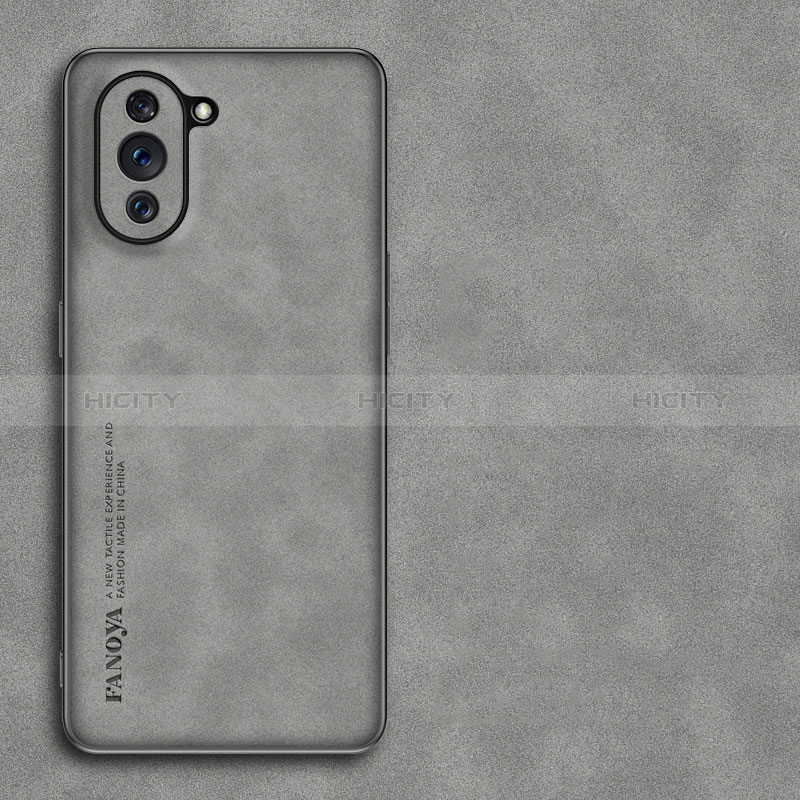 Custodia Lusso Pelle Cover S01 per Huawei Nova 10 Pro Grigio