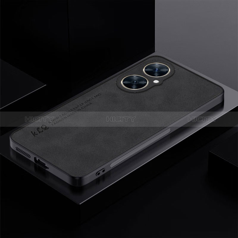 Custodia Lusso Pelle Cover S01 per Huawei Nova 11i Nero