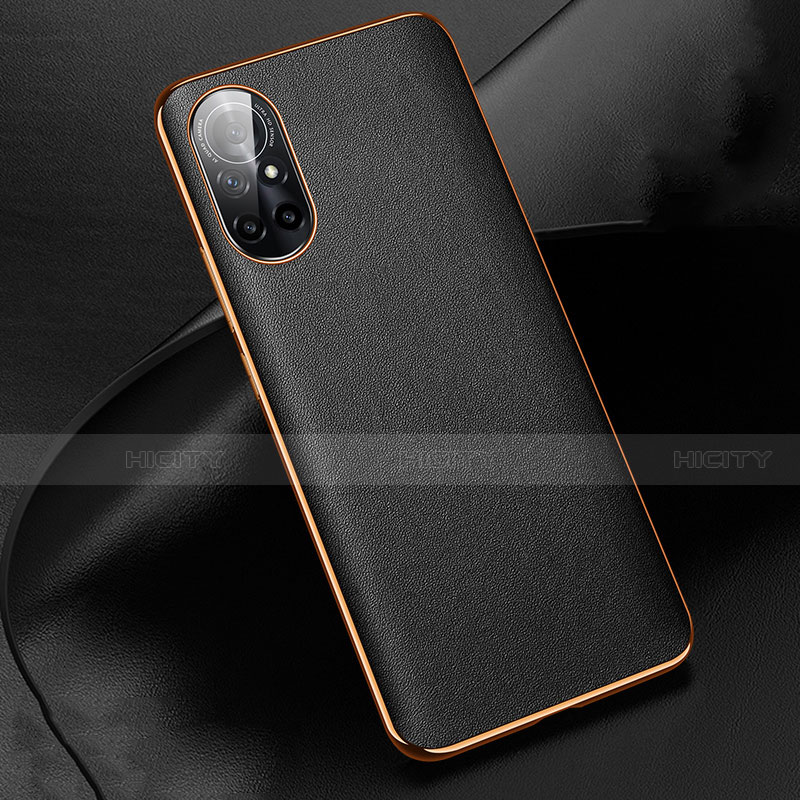 Custodia Lusso Pelle Cover S01 per Huawei Nova 8 5G Nero