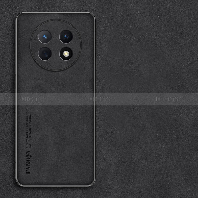 Custodia Lusso Pelle Cover S01 per Huawei Nova Y91 Nero