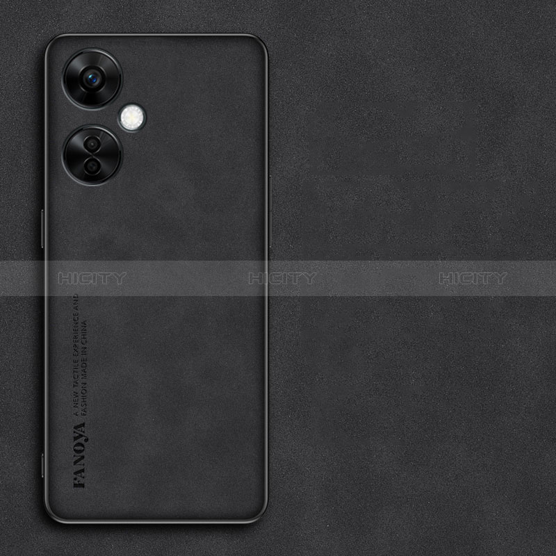 Custodia Lusso Pelle Cover S01 per OnePlus Nord CE 3 Lite 5G Nero