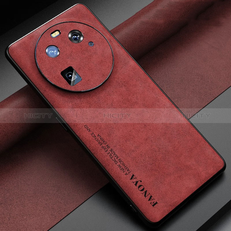 Custodia Lusso Pelle Cover S01 per Oppo Find X6 Pro 5G