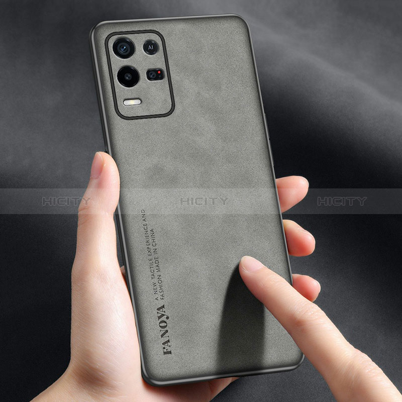 Custodia Lusso Pelle Cover S01 per Realme Q3i 5G