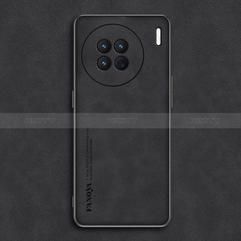 Custodia Lusso Pelle Cover S01 per Vivo X90 Pro+ Plus 5G Nero