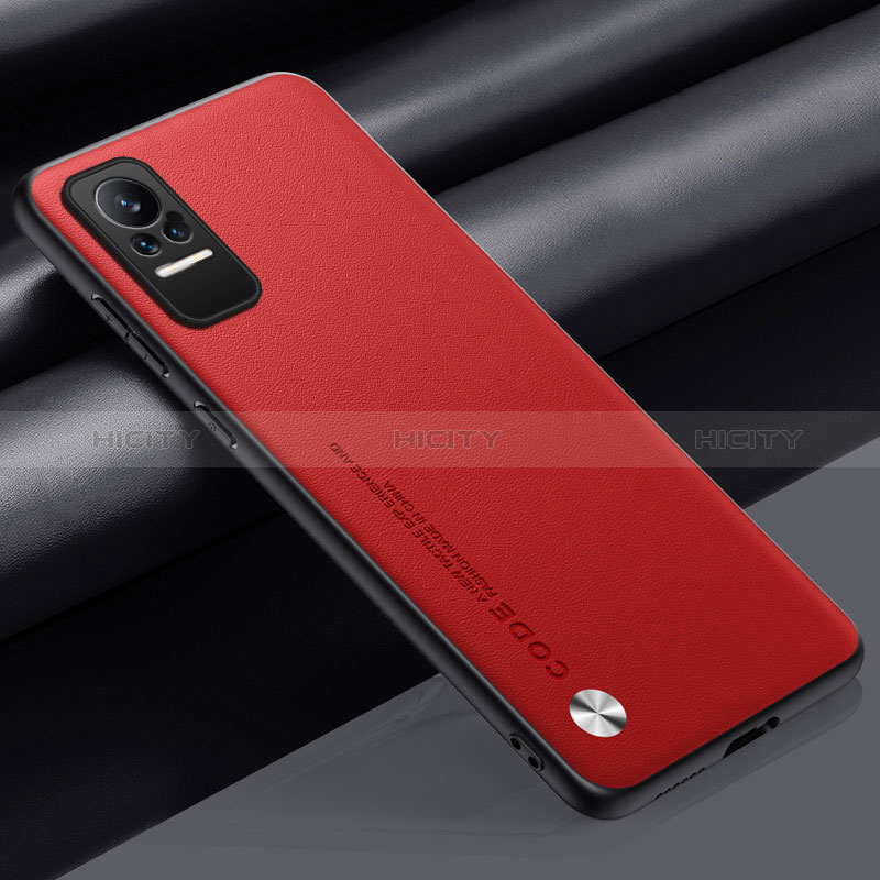 Custodia Lusso Pelle Cover S01 per Xiaomi Civi 1S 5G Rosso