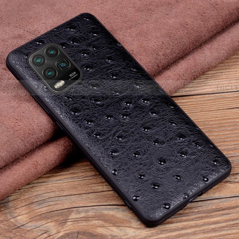 Custodia Lusso Pelle Cover S01 per Xiaomi Mi 10 Lite Nero