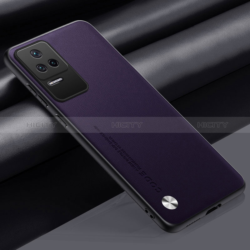 Custodia Lusso Pelle Cover S01 per Xiaomi Poco F4 5G Viola