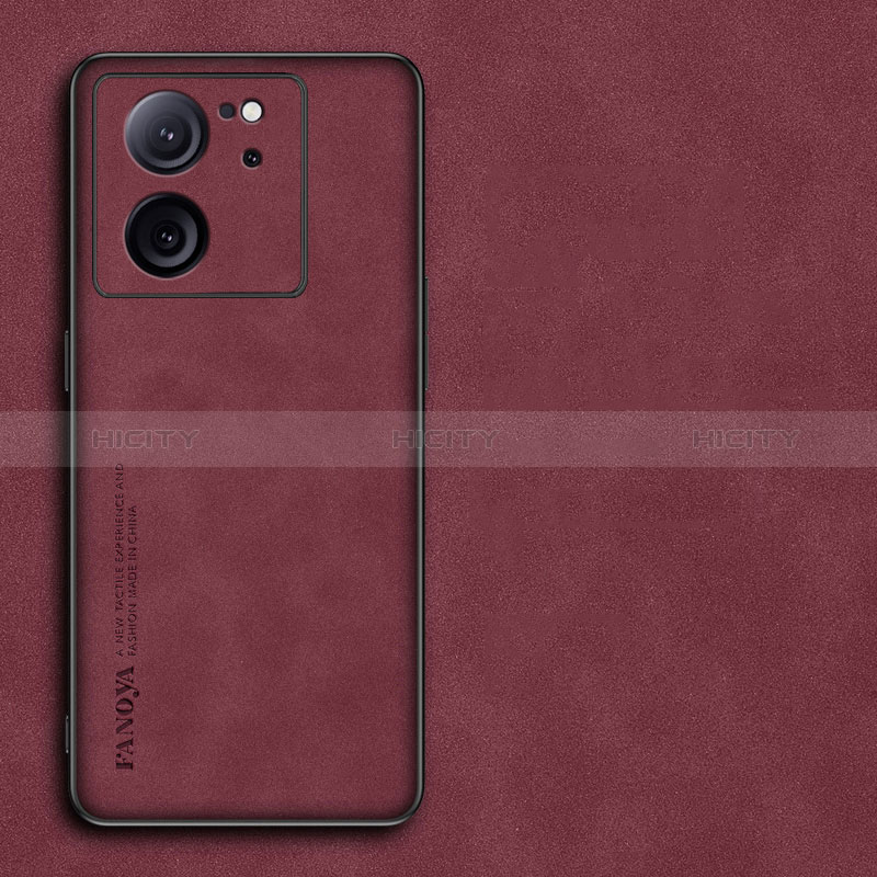 Custodia Lusso Pelle Cover S01 per Xiaomi Redmi K60 Ultra 5G Rosso