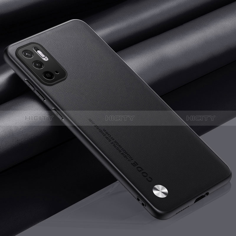 Custodia Lusso Pelle Cover S01 per Xiaomi Redmi Note 10 5G Nero