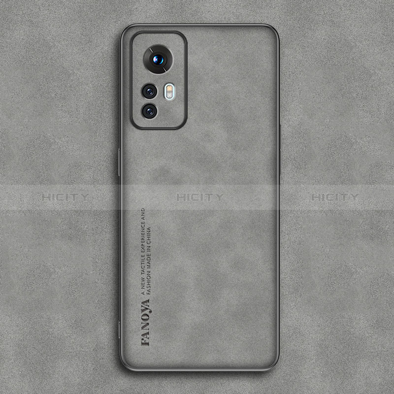 Custodia Lusso Pelle Cover S01 per Xiaomi Redmi Note 12S Grigio