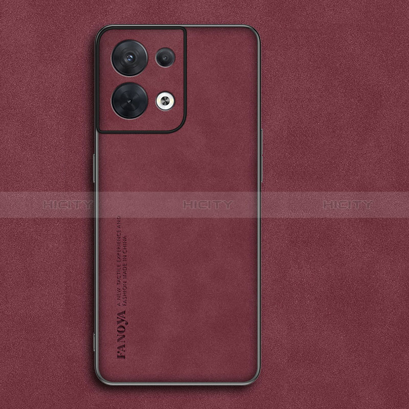 Custodia Lusso Pelle Cover S01 per Xiaomi Redmi Note 13 5G Rosso