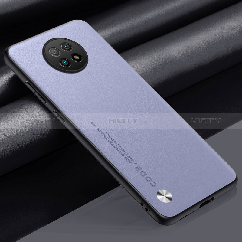 Custodia Lusso Pelle Cover S01 per Xiaomi Redmi Note 9 5G Lavanda