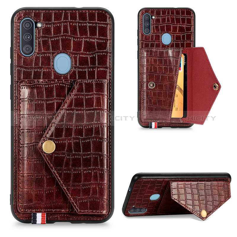 Custodia Lusso Pelle Cover S01D per Samsung Galaxy A11