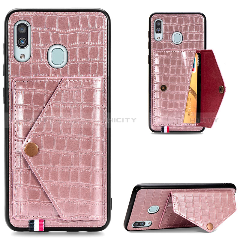 Custodia Lusso Pelle Cover S01D per Samsung Galaxy A30