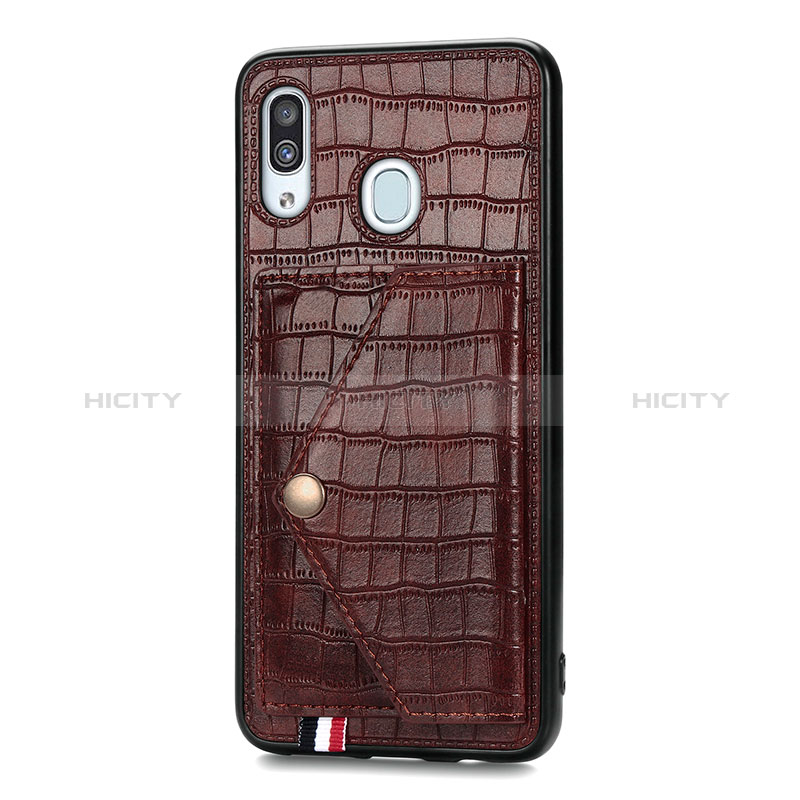 Custodia Lusso Pelle Cover S01D per Samsung Galaxy M10S