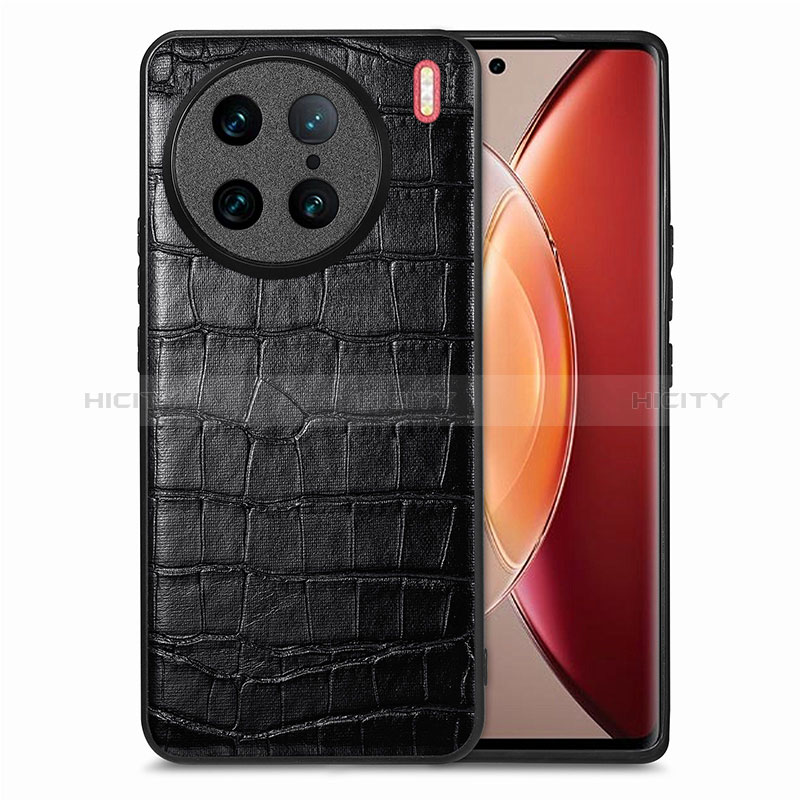 Custodia Lusso Pelle Cover S01D per Vivo X90 Pro 5G