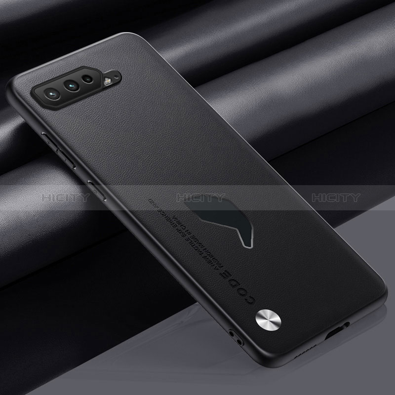 Custodia Lusso Pelle Cover S02 per Asus ROG Phone 5 Pro Nero