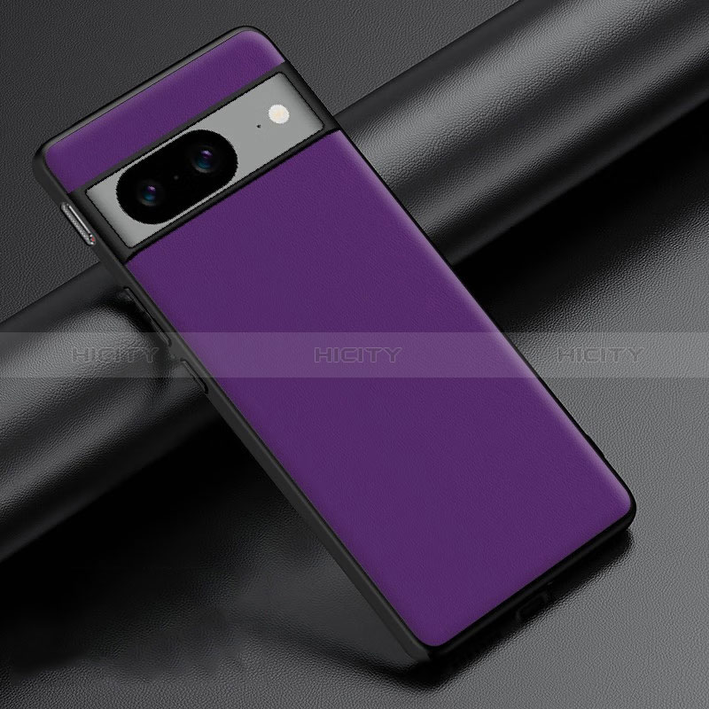 Custodia Lusso Pelle Cover S02 per Google Pixel 8 5G Viola