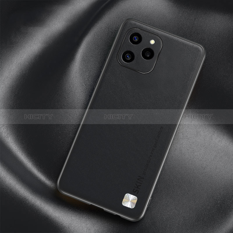 Custodia Lusso Pelle Cover S02 per Huawei Honor 60 SE 5G Nero