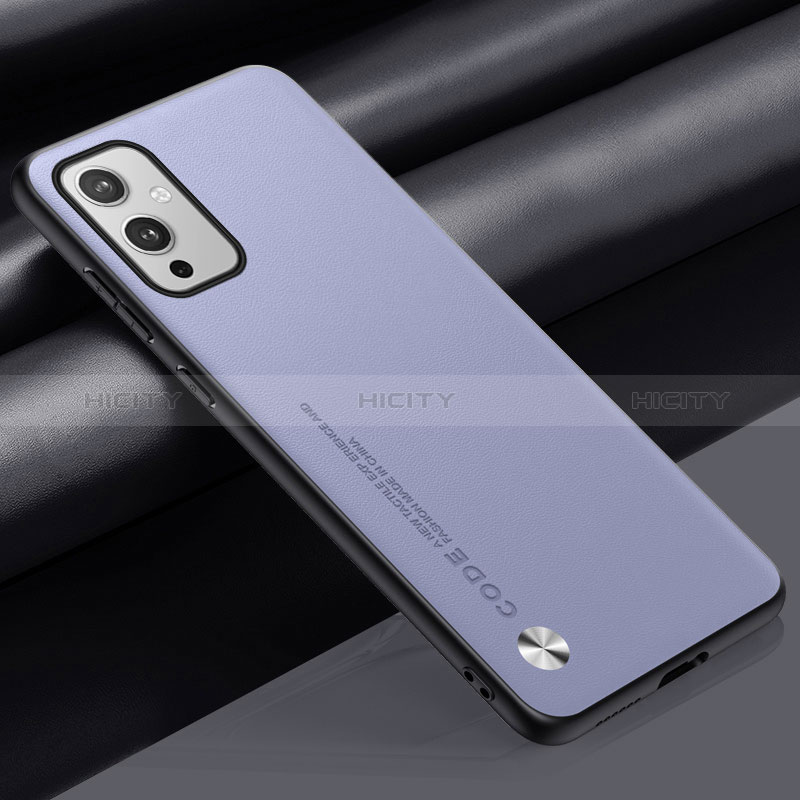 Custodia Lusso Pelle Cover S02 per OnePlus 9 5G Lavanda