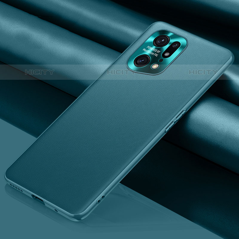 Custodia Lusso Pelle Cover S02 per Oppo Find X5 Pro 5G