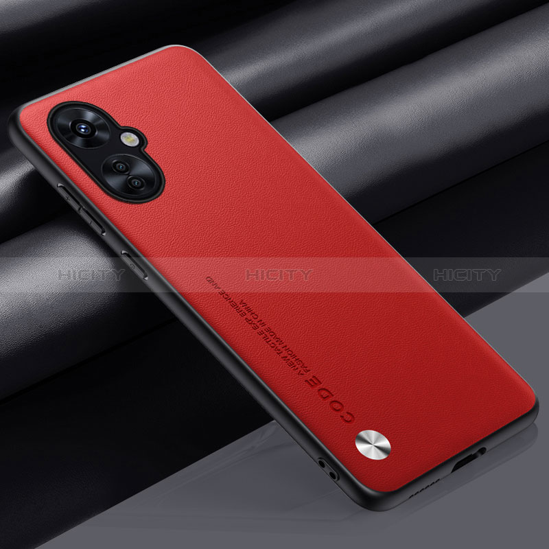 Custodia Lusso Pelle Cover S02 per Oppo K11 5G Rosso