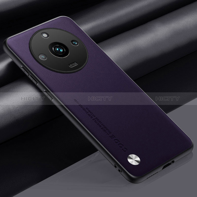 Custodia Lusso Pelle Cover S02 per Realme 11 Pro 5G Viola