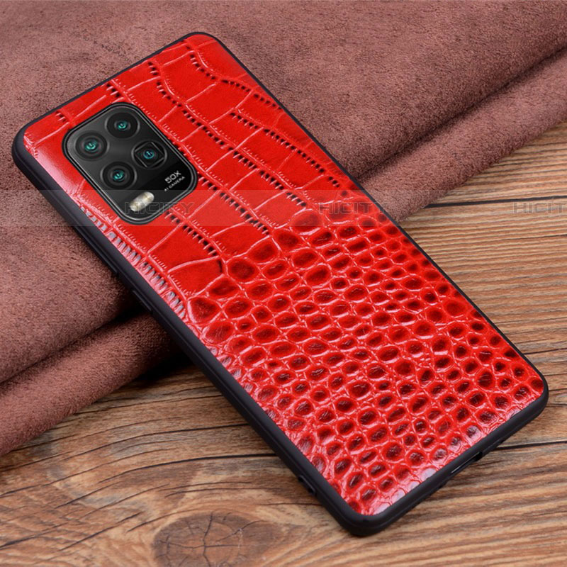 Custodia Lusso Pelle Cover S02 per Xiaomi Mi 10 Lite Rosso