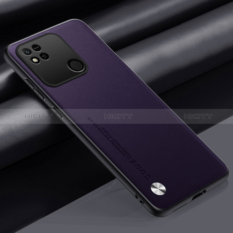 Custodia Lusso Pelle Cover S02 per Xiaomi POCO C31 Viola