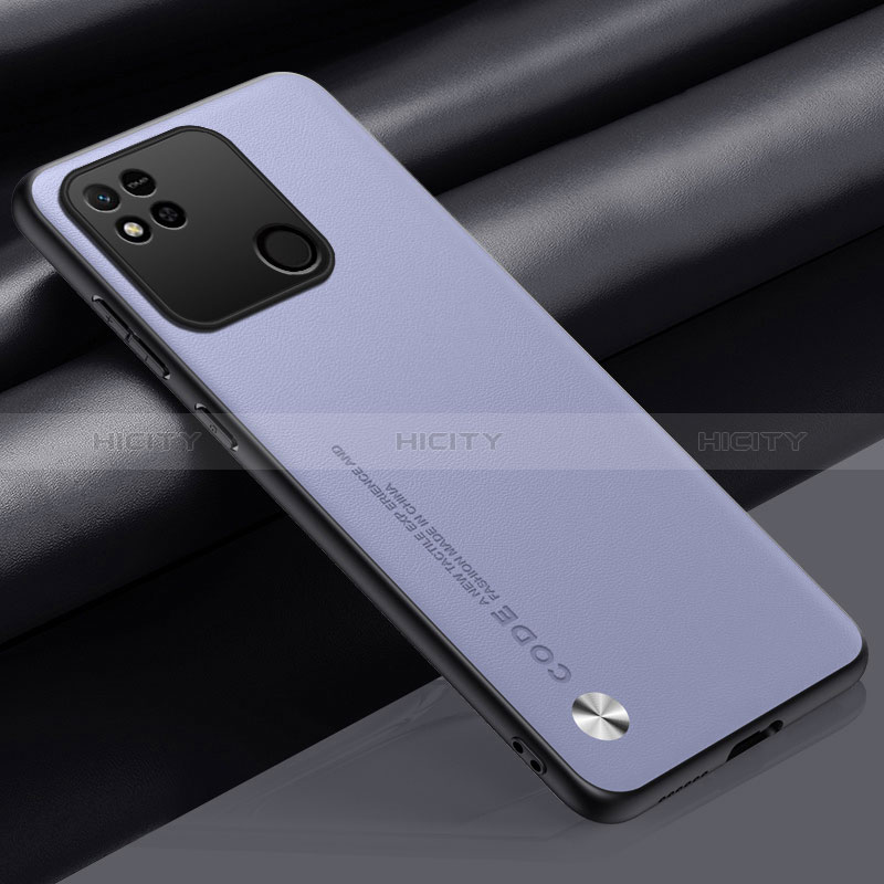 Custodia Lusso Pelle Cover S02 per Xiaomi Redmi 9 India Lavanda