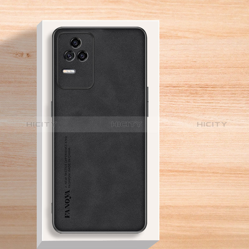 Custodia Lusso Pelle Cover S02 per Xiaomi Redmi K40S 5G Nero