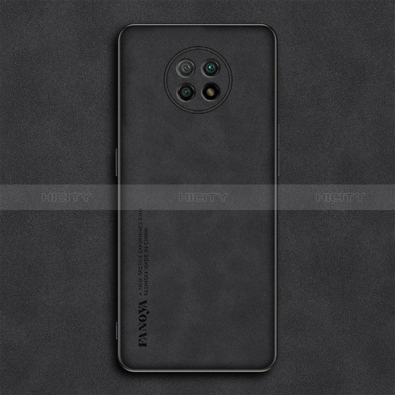 Custodia Lusso Pelle Cover S02 per Xiaomi Redmi Note 9 5G Nero