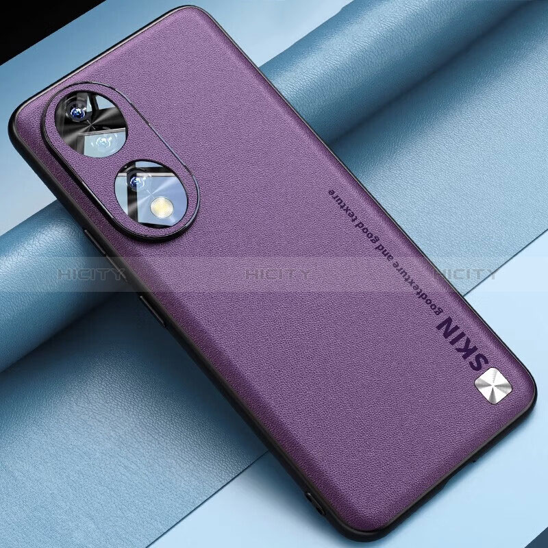 Custodia Lusso Pelle Cover S03 per Huawei Honor 90 5G Viola