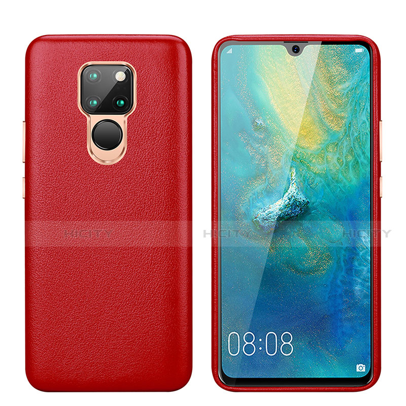 Custodia Lusso Pelle Cover S03 per Huawei Mate 20 Rosso