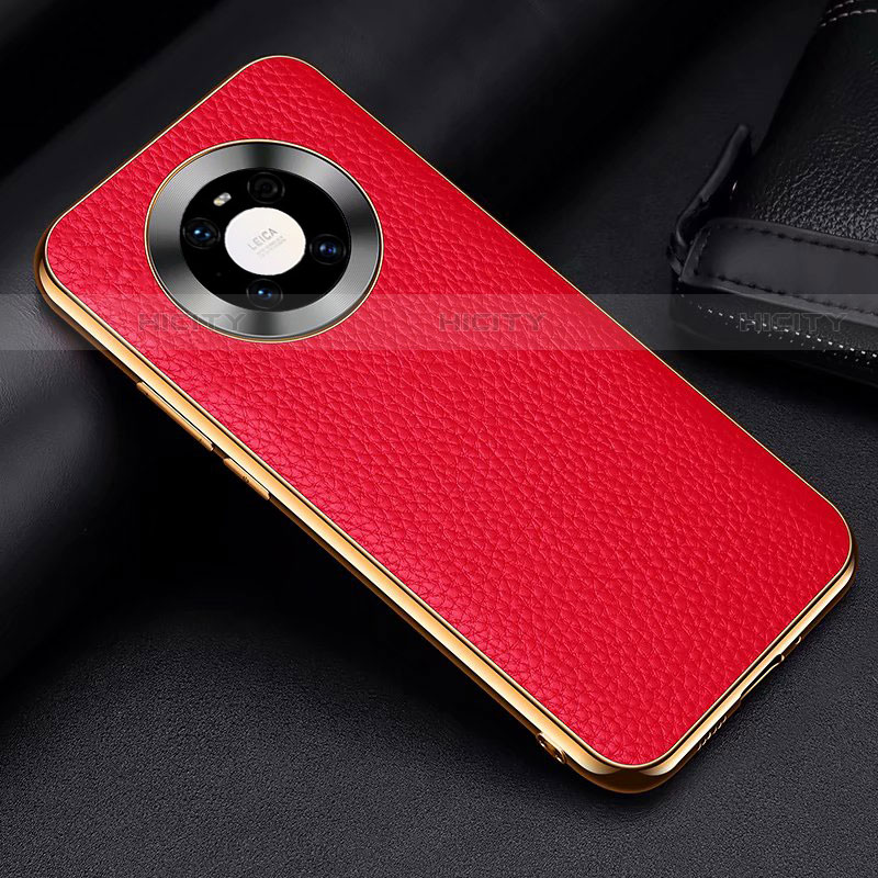 Custodia Lusso Pelle Cover S03 per Huawei Mate 40 Pro Rosso