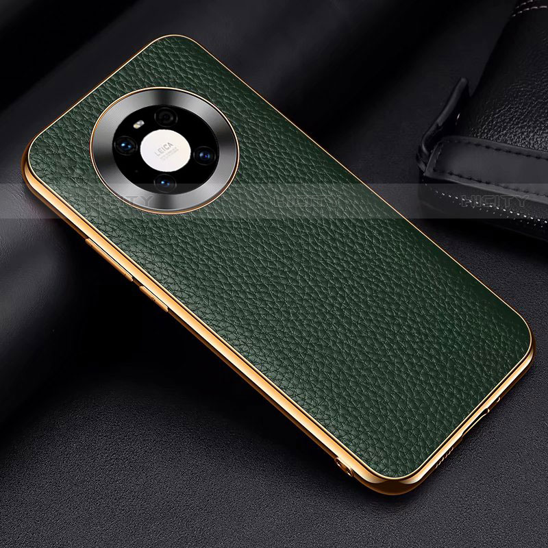 Custodia Lusso Pelle Cover S03 per Huawei Mate 40E 5G Verde