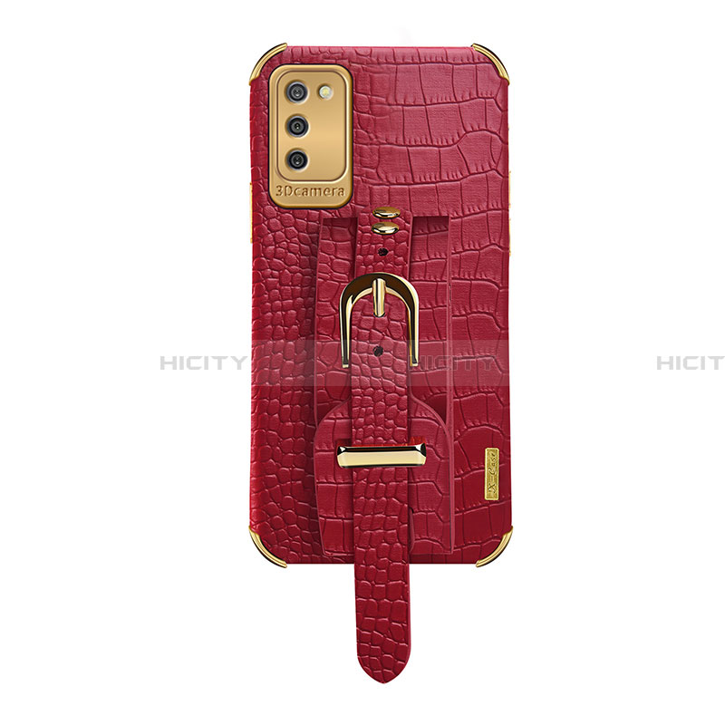 Custodia Lusso Pelle Cover S03 per Samsung Galaxy F02S SM-E025F Rosso