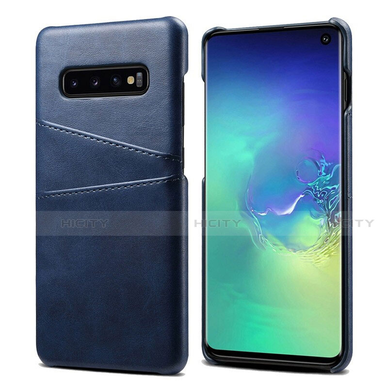 Custodia Lusso Pelle Cover S03 per Samsung Galaxy S10 5G Blu