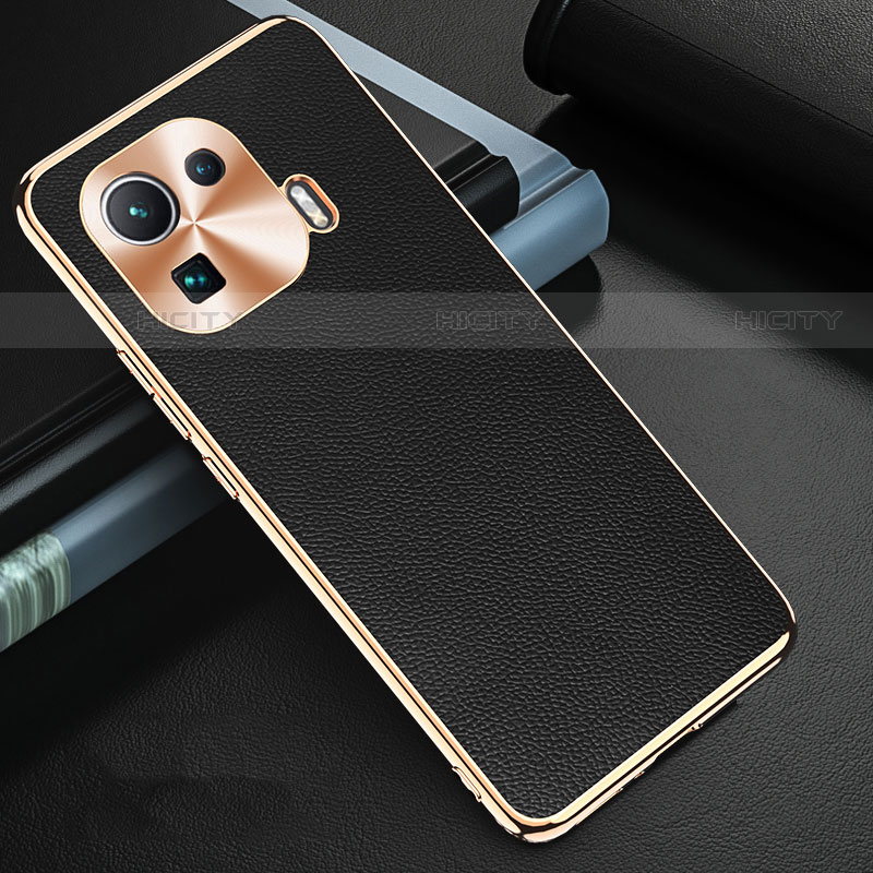 Custodia Lusso Pelle Cover S03 per Xiaomi Mi 11 Pro 5G Nero