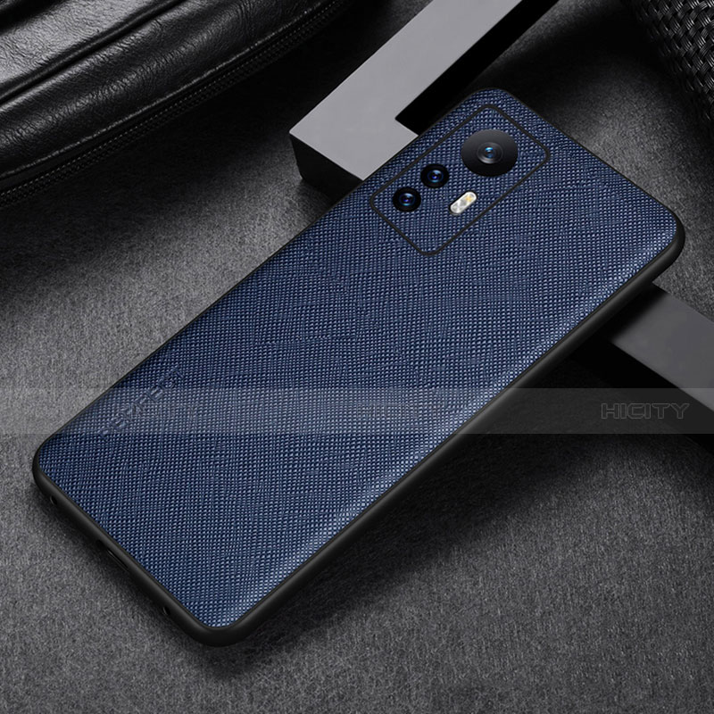 Custodia Lusso Pelle Cover S03 per Xiaomi Mi 12 5G Blu