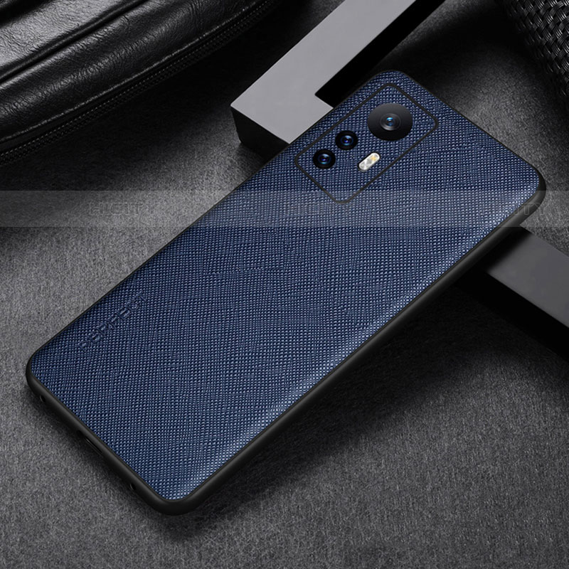 Custodia Lusso Pelle Cover S03 per Xiaomi Mi 12S 5G Blu