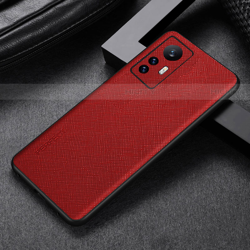 Custodia Lusso Pelle Cover S03 per Xiaomi Mi 12S 5G Rosso