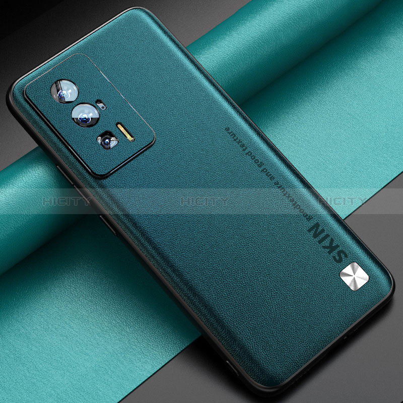 Custodia Lusso Pelle Cover S03 per Xiaomi Poco F5 Pro 5G Verde