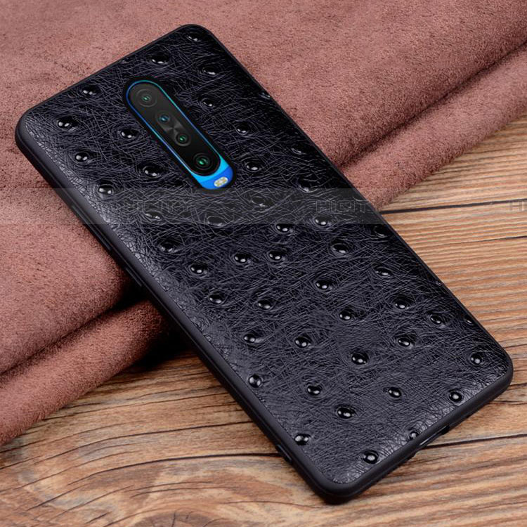 Custodia Lusso Pelle Cover S03 per Xiaomi Redmi K30 4G Nero