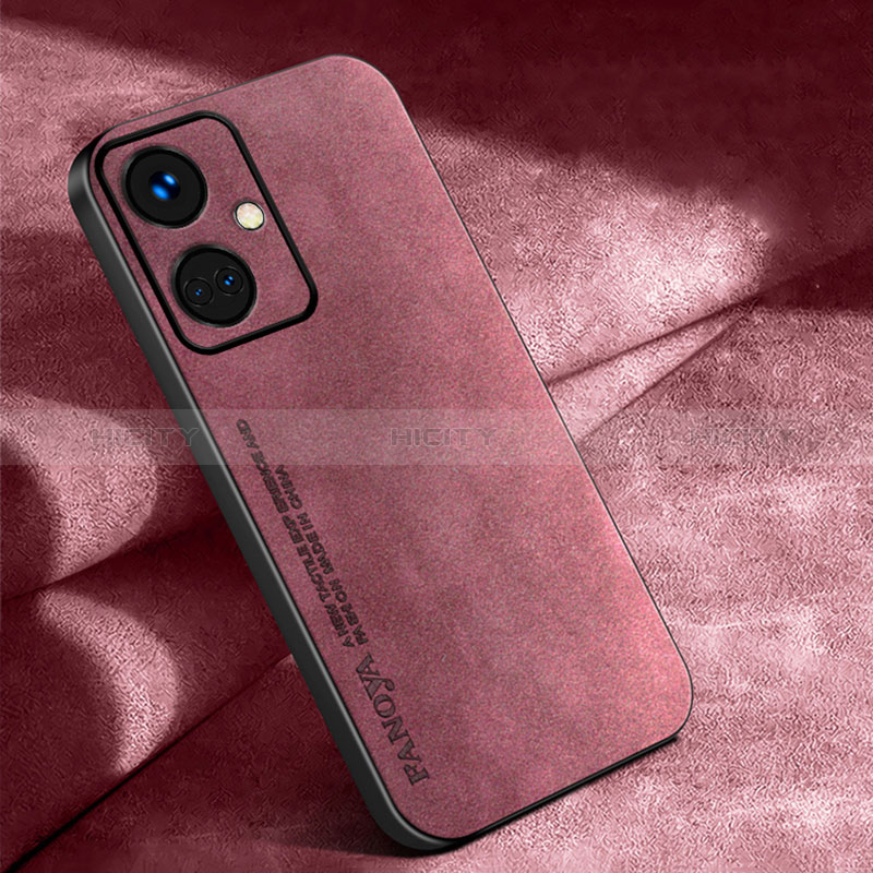 Custodia Lusso Pelle Cover S04 per Oppo K11 5G Rosso