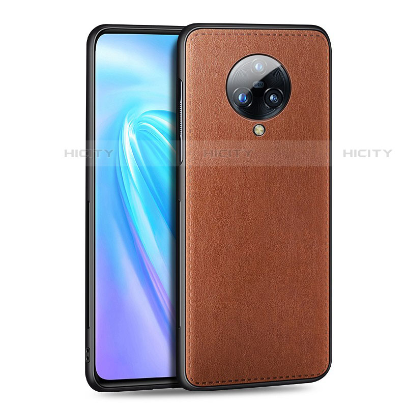 Custodia Lusso Pelle Cover S04 per Vivo Nex 3 Marrone