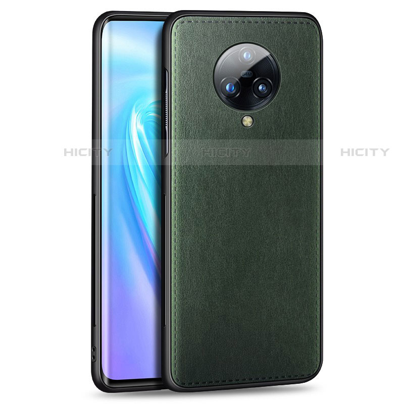 Custodia Lusso Pelle Cover S04 per Vivo Nex 3 Verde